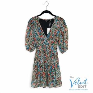 Ted Baker London Floral Wrap Dress NWT Size 0